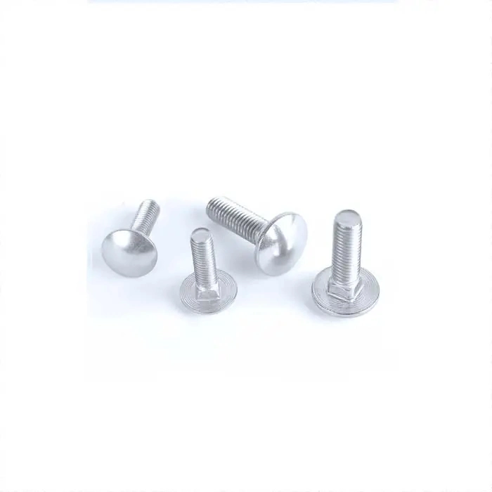 China Wholesale Zinc Plated Carbon Steel Round Square Neck Nead Coach Bolt Cup Head Screw Carriage Screw DIN603